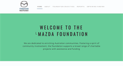 Desktop Screenshot of mazdafoundation.org.au