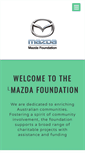 Mobile Screenshot of mazdafoundation.org.au